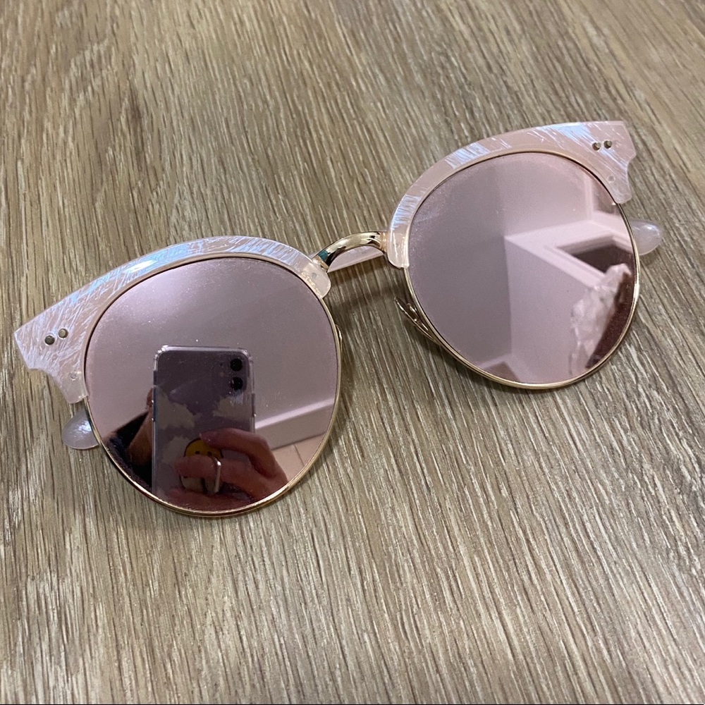 🍋 Pink mirror glasses🍋